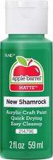 Apple Barrel Acrylic Paint in Assorted Colors 2 oz , 21479, New Shamrock