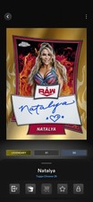 Topps SLAM DIGITAL: Chrome 2025 - Natalya - 50cc Legendary