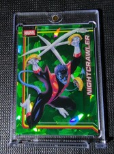 2026 Topps Chrome Marvel Sapphire Comics Nightcrawler /99 Green Sapphire #87