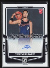 Trentyn Flowing 2024-25 Donruss Optic SIgnature Series Auto Autograph #SS-FLW