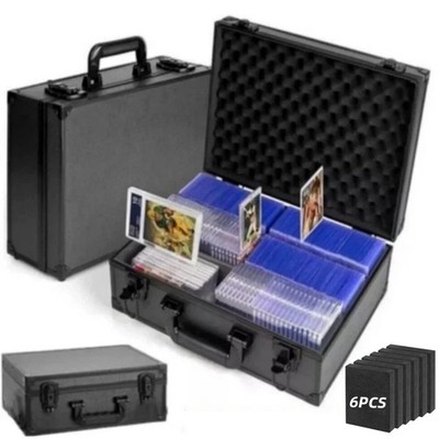 Card Case Storage Box for Toploader 600+ 35PT 3''x4'' Trading Sport Card w/