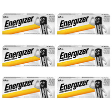 60x Energizer AA Batteries Industrial Alkaline Battery 1.5V MN1500 Longest Exp 0.40 per battery