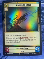 Star Wars Unlimited - x3 Ascension Cable Foil 717