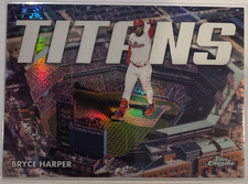 Topps 2023 Chrome Titans Bryce Harper Hologram CT-2 Phillies Insert