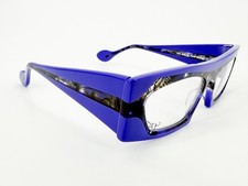 NOS Vintage Theo Judy Eyeglasses FRAMES 9 Purple Black Clear Belgium L298