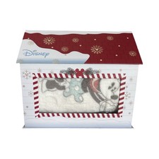 Disney Mickey  Minnie Holiday Plush Throw Blanket 46" x 60" New In Box
