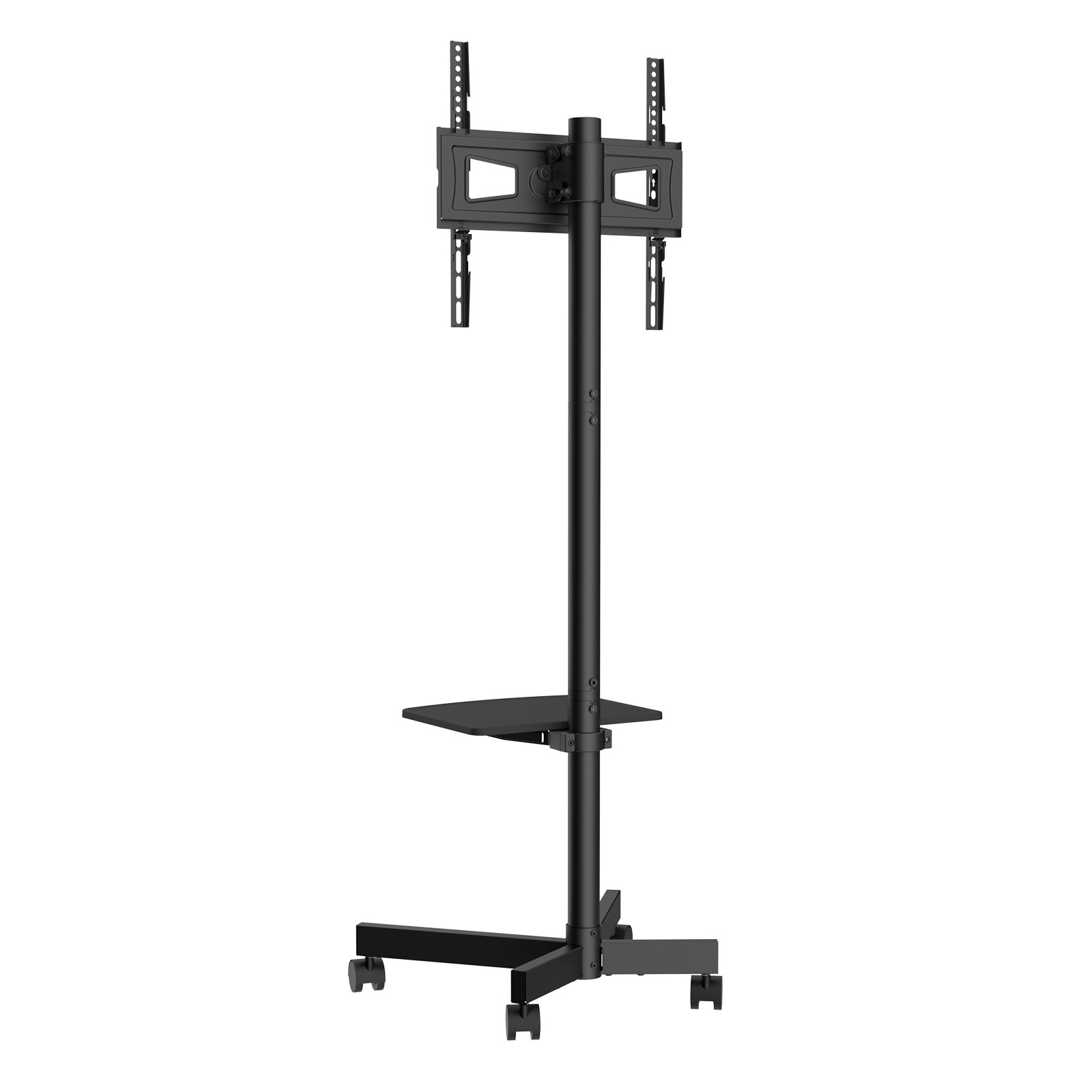 Uimoso Mobile TV Stand Mobile TV Cart for 23"-60" TVs with Wheels & A Tray