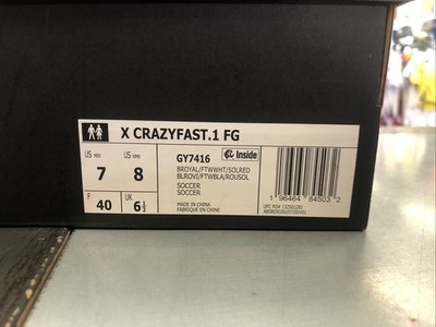 ADIDAS X CRAZYFAST .1 FG BROYAL WHITE GY7416 | eBay
