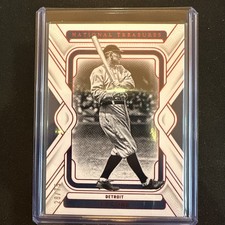 2025 Panini National Treasures - Ty Cobb #88 Red /75