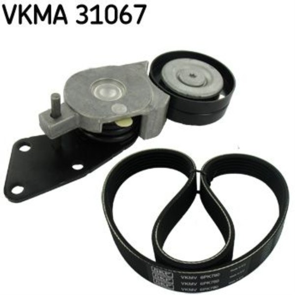SKF Keilrippenriemensatz FüR VW Polo 9N_ 9A4 9A2 9N2 Skoda Fabia I Combi-image