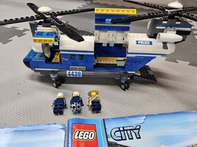 LEGO City 4439 Heavy-Lift Helicopter With 2 Mini Figures And ATV Vehicle