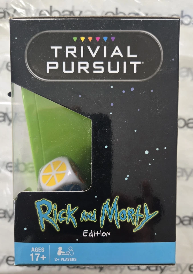 Rick and Morty Trivial Pursuit USAopoly Adult Swim Game New minor box damage - Image 3 of 4