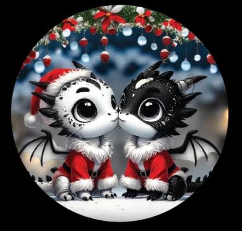 Christmas Advent Hayleybug 1/10th oz Mistle Kisses Silver Round