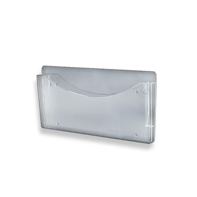 13.5 In. W X 7 In. H Clear Single Wall File with Pen Pocket (2-Pack)