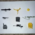 Vintage Gi Joe Arah 3.75 Action Figure Accessories Parts Lot May Have Broken Pcs