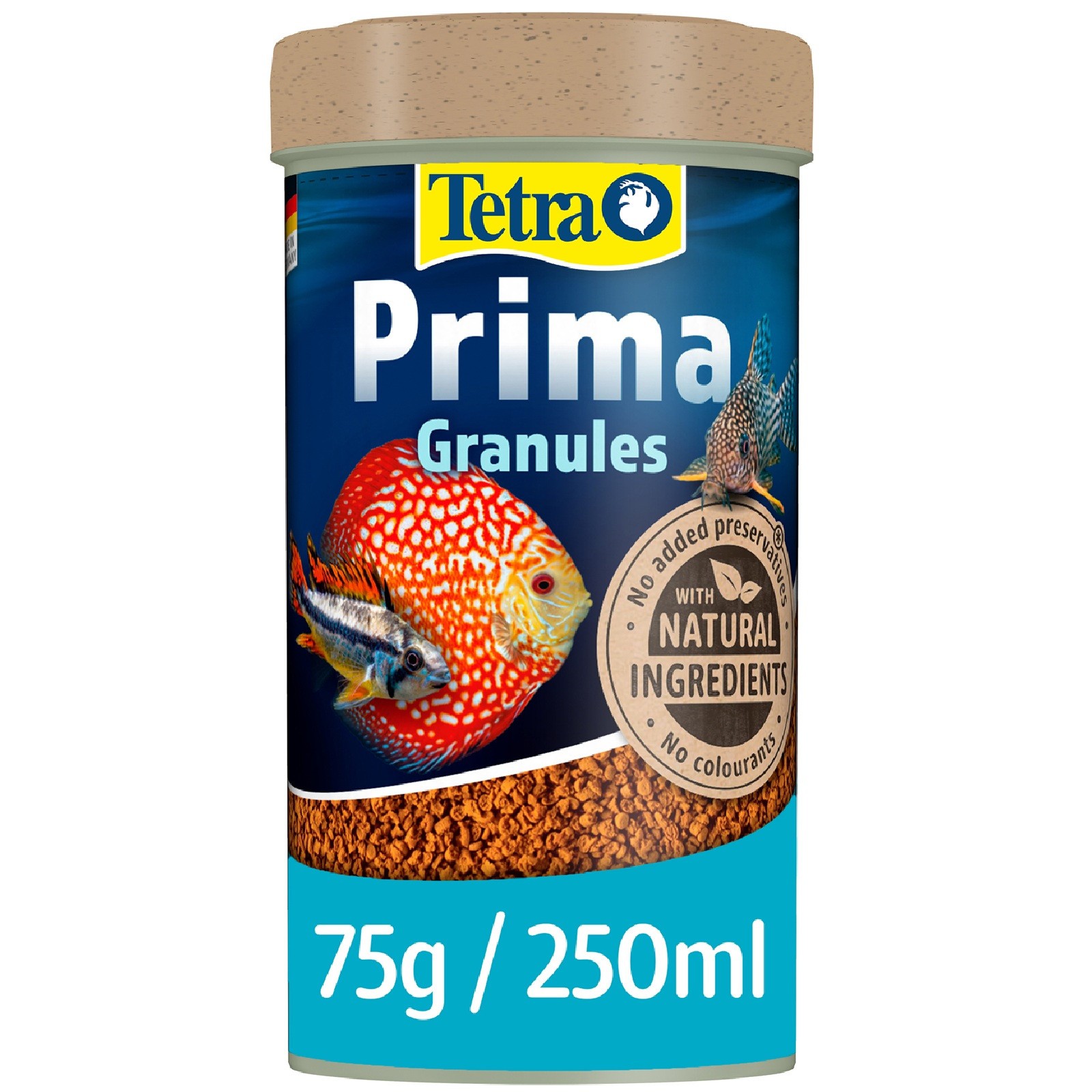 TETRA PRIMA GRANULES 100ml or 250ml : Complete Tropical Discus Bottom Fish Feed