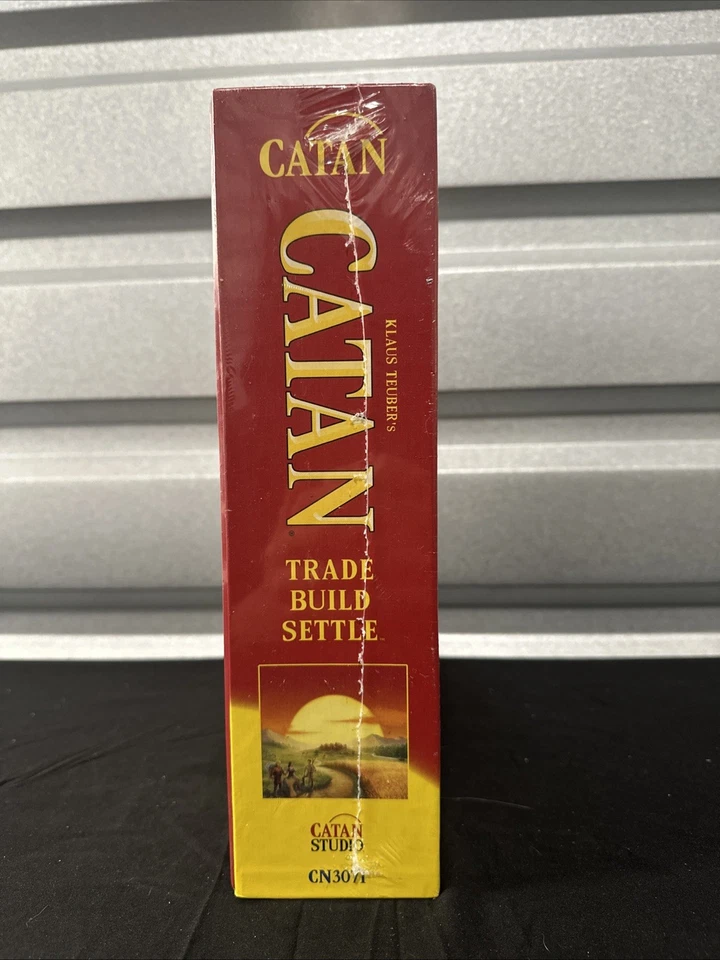CATAN 棋盘游戏 CN3071 – Trade Build Settle – 经典红色盒子密封全新 — 第 2/4 张图片