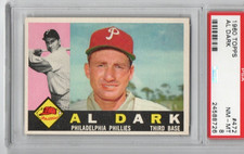1960 Topps Baseball  Philadelphia Phillies great! #472 Al Dark Card 8 NM-MT
