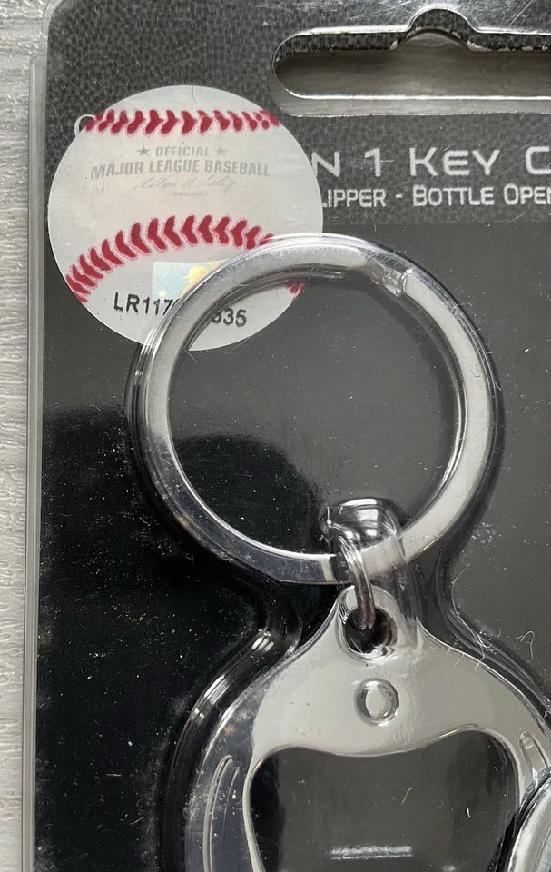 MLB Boston Red Sox 3-in-1 Key Chain/Nail Clippers/Bottle Opener Tailgate NIP - Image 4 of 4