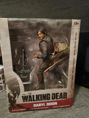 The Walking Dead Daryl Dixon 10''Deluxe Figur McFarlane OVP Survivor Edition 25cm