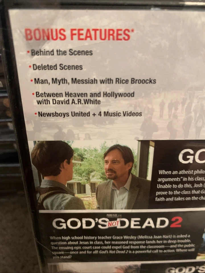 God's Not Dead: 3-Movie Collection New DVD BUY 3 DVDs GET 1 FREE - Image 3 of 4