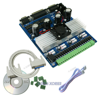 12-30V 1.5-3A 4 Axis TB6560 CNC Stepper Motor Driver + DEMO Mach3 + DB25 Cables