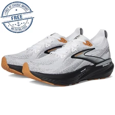 Authentic Brooks Men's Glycerin GTS 22 Running Shoes White/Grey/Black D-Medium