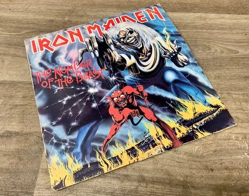 Iron Maiden ~ The Number of The  Beast ~ Vinyl LP ~ EMC 3400 ~Manufacturers Copy