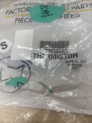 W10838965 for Whirlpool Refrigerator Thermistor Akd1