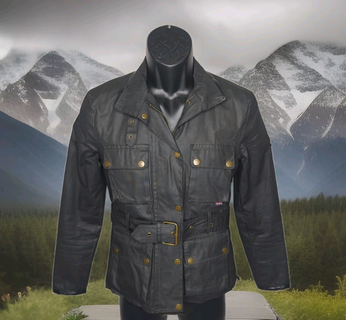 Belstaff Trialmaster Gold ジャケット M Belstaff GOLD LABEL Waxed Cotton Jacket ベルスタッフ オイルド