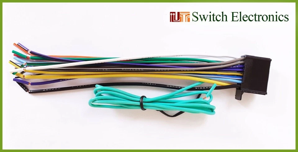 Connettore per cablaggio stereo automatico a 16 pin per KENWOOD KMM-BT322 /... - Immagine 3 di 3