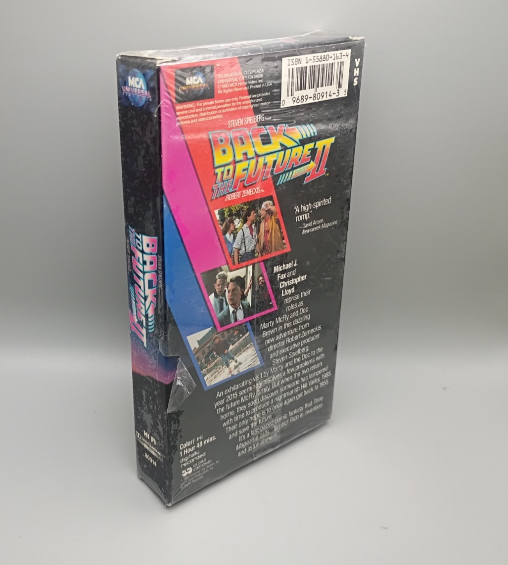 Back to the Future 2 (VHS, 1990) for sale online | eBay