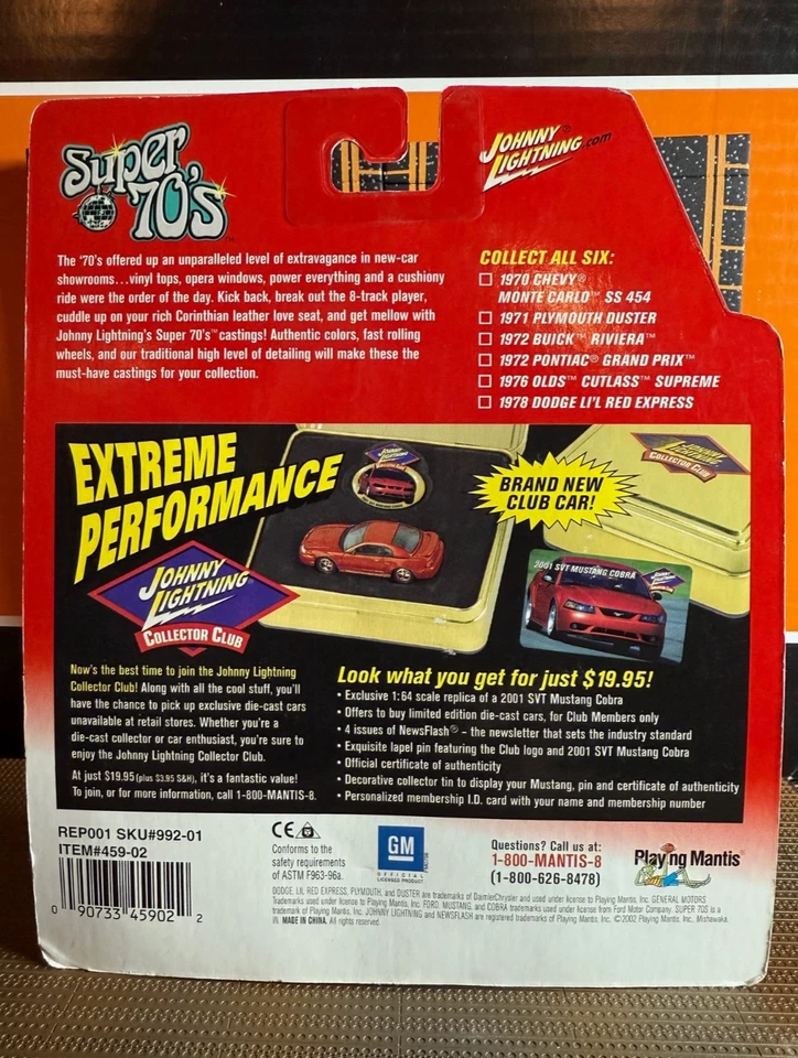 JOHNNY LIGHTNING DODGE D-150 1978 LI´L RED EXPRESS PICKUP TRUCK SUPER 70´S NEW - Image 4 of 4