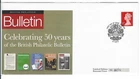 GB 2013 1st CLASS LIMITED EDITION 50 YEARS OF PHILATELIC BULLETIN FDC