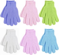 12 Pcs Exfoliating Gloves, Exfoliating Body Scrubber Exfoliator