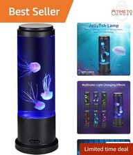 Jellyfish Lamp Plastic 11 Inch Color Changing Noiseless USB Mood Light for Home