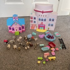 Puppy In My Pocket Hospital, Figures & Accessories & beauty academy read descri 