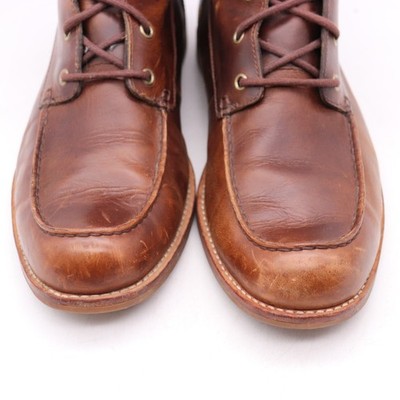 UGG Larus Grizzly Dark Brown Leather Men display picture 3