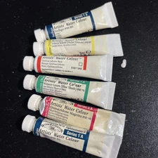 Winsor & Newton  Winsor  Indigo + green blue shade watercolor 5mL Lot of 6