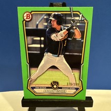 2026 Bowman 1st Andrew Fischer NEON GREEN  /399 Paper Milwaukee Brewers #BP-149