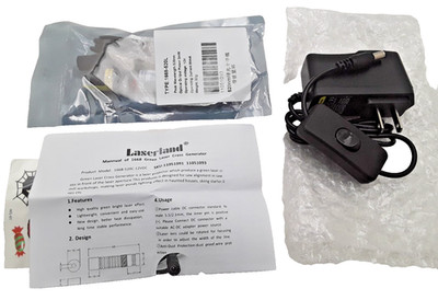 520NM / Line Generator / Green Laser Diode Module w/ PWR Supply / For Hobbies