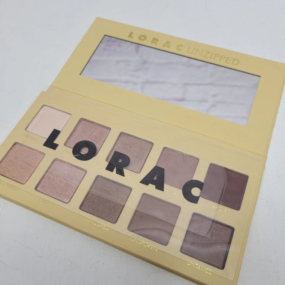 NUEVA Paleta de Sombras de Ojos Sin Caja Lorac Sin Cremallera 4099-UNZIP 10 Tonos + Espejo Foto 3 de 4