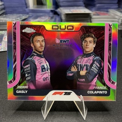 2025 Topps Chrome Formula 1 - Duos P. Gasly, F. Colapinto #171 (RC) Refractor