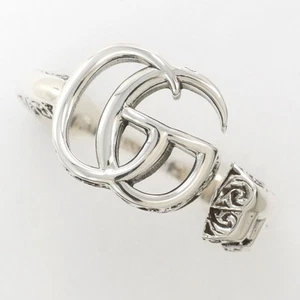 Bijou GUCCIDoubleG bague en argent 15Japon taille environ 5,6g livraison gratuite occasion