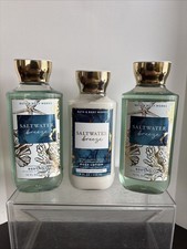 3 Bath And Body Works Saltwater Salt Water Breeze Body Wash  Body Lotion