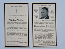 Münnerstadt - 2 obrazy śmierci 1961 / 62