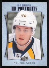 2016-17 Upper Deck UD Portraits #P62 Pontus Aberg