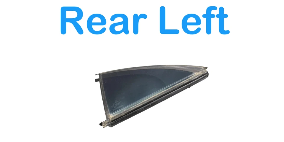 07-13 Mercedes W221 S400 S600 Puerta Trasera Lateral Izquierda Cuarto Ventana Vidrio Fabricante Original Foto 3 de 4