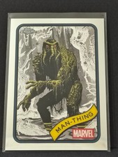 2025 Topps Chrome Marvel Base #31 Man-Thing