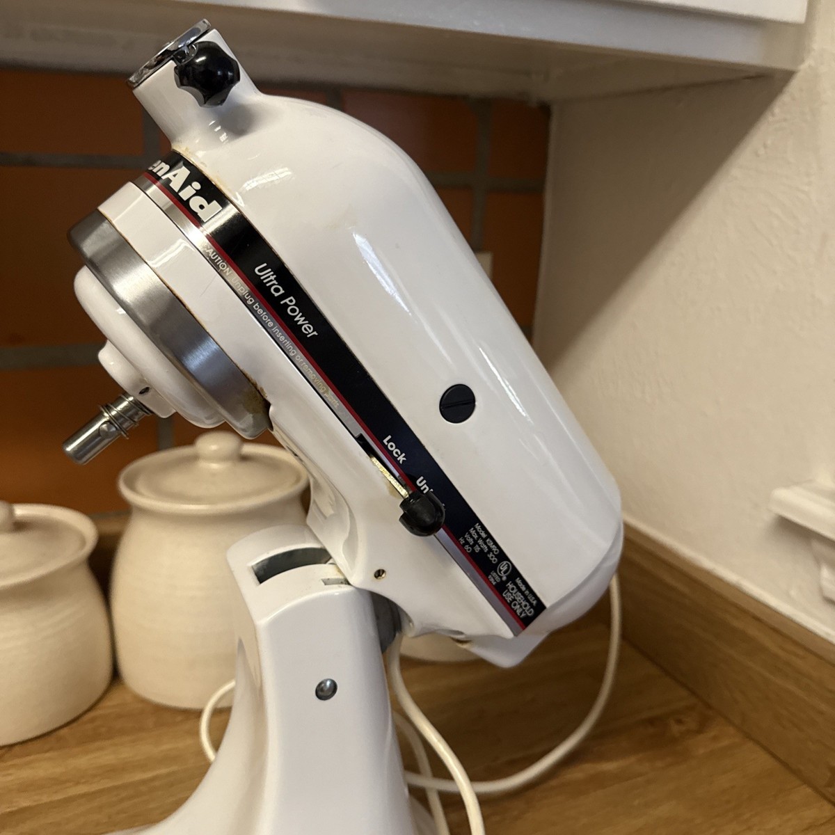 e67-25 キッチンエイド KitchenAid ミキサー KSM90 KitchenAid KSM90 Mixer Cream Color With Stainless Bowl